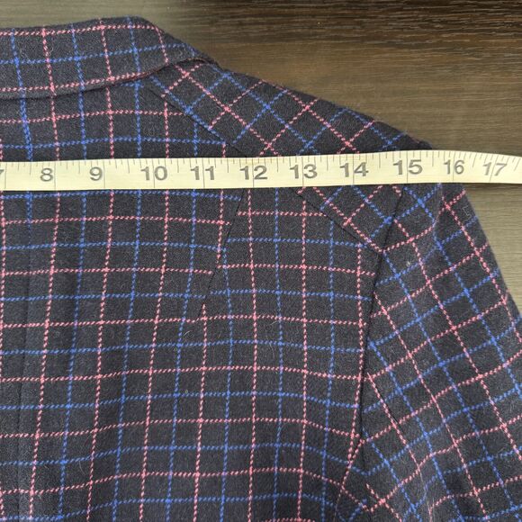 Rag & Bone Blazer Womens size 0 Nancie Wool Blend Plaid Jacket Career Academia - Picture 11 of 11